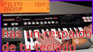 Como hacer un backup del Roland xps10