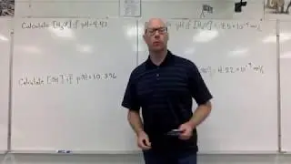 One-Step Example pH and pOH Calculations