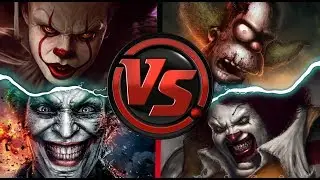 PENNYWISE (IT) & JOKER VS KRUSTY & RONALD MCDONALD | RAP VERSUS 2017 | Doblecero, BTH, Kinox, jay F