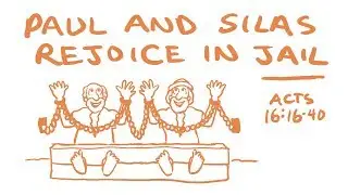 Paul and Silas Rejoice in Jail Bible Animation (Acts 16:16-40)