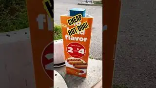 🌭IS THIS CHEAP $2 HOT DOG WORTH IT? #shorts