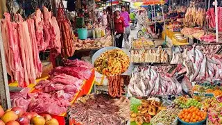 Best Cambodian Countryside Street Food Tour @Oudong Hill Countryside Resort & Daily Morning Market 