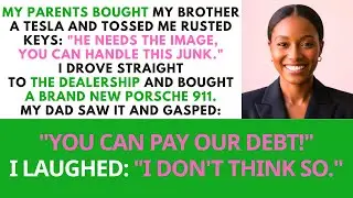 Parents Bought Bro A Tesla, Gave Me Old Car—I Bought A Porsche And Said “I’m Not Paying Your Debt”