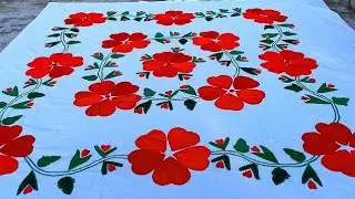 Making fully patch work Bistar #Bedsheetskadesign#Chadarkadesign#Patchworkdesign