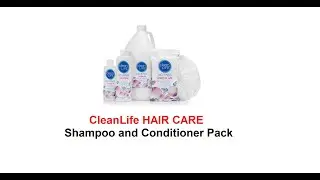 CleanLife No Rinse Shampoo Cap, Hair Shampoo & Conditioner With No Rinsing or Mess, Latex-Free