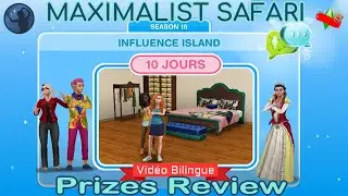The Sims Freeplay - Maximalist Safari | Influence Island S16 : Prizes review