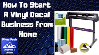 How to start Vinyl decal business from HOME! Season 1 Episode 1