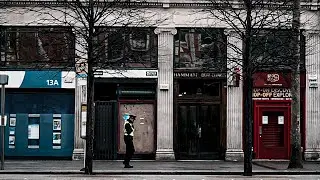 DUBLIN UNDER COVID-19 QUARANTINE: QUIET STREETS AND CLOSED STORES