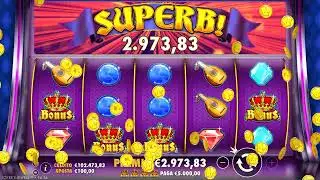 Joker's Jewels - SUPERB WIN Got The Bonus!!