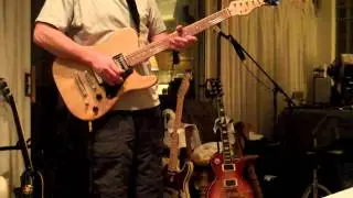 Random Johnson Jr and  G & L ASAT Deluxe II - Korina Collection - Soundcheck