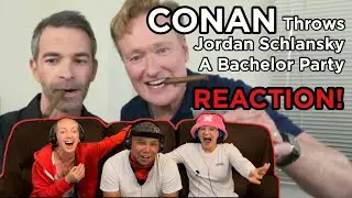 CONAN Throws Jordan Schlansky A Bachelor Party - Reaction!