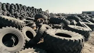 From Used Tires to 5 Useful Products | Tire Recycling Process