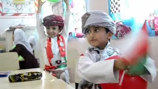 احتفال طلاب مدرسة العوابي للعيد الوطني