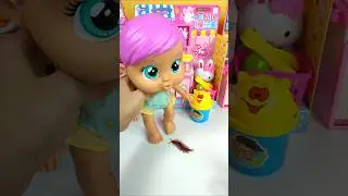 Satisfying with Unboxing & Review Cute Doll Pink Cleaning Toys Video | ASMR Videos no music