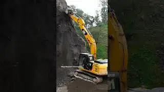 Good Job❗ Caterpillar 320d Excavator Work digg Slope In Extreme Mountains Sand Mine #cat320d