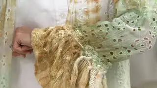 Tolani Collection Tie-Die Tassel Sleeve Wrap Cover-Up on QVC