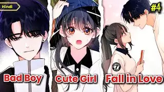 Bad Boy And Cute Girl Love Story Manhwa Explained In Hindi 💗 |Manhua In Hindi | Season 2, Ep 4