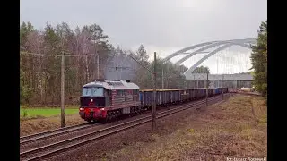 [CIECH Cargo / Cargo Unit] BR232 500-9 ze składem węglarek na linii 131 |  Maksymilianowo