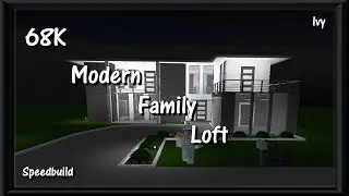 68K Modern Loft | Speedbuild | Roblox Bloxburg