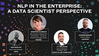 NLP in the Enterprise: A Data Scientist Perspective