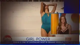 Robyn Lawley appears on Today Extra talking about body image