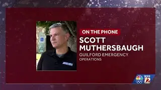 Scott Muthersbaugh with Guilford EMS speaks on emergency operations