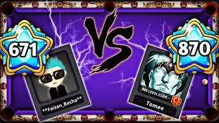 LEGENDS WAR🔥 TOMEE LEVEL 870 - i MEET SOME LEGENDS IN 8 Ball Pool