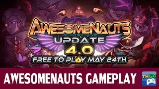 Awesomenauts - Derpl Zork Multiplayer Gameplay | ThaiGameGuide