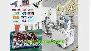 OEM DB44 to 20 pin 1mm df19 LVDS cable and JST PHR 5 pin Connector for LED LVDS Custom Cable Assembl