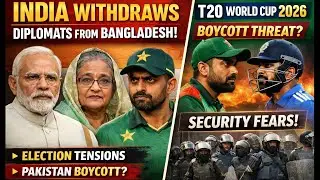 India Withdraws Diplomats Bangladesh | Bangladesh Cricket Security Concerns