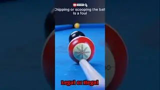 This is the difference between legal and illegal jump shots #billiards #tutorial #tipsandtricks