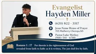 The God that hears the cry. Evengelist Hayden Miller