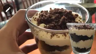 NO COOK NO BAKE cake in a glass | 2 ingredients |