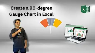 How to Create a 90-degree Gauge Chart in Excel