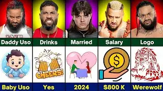 Сравнение WWE: Джимми Усо против Джея Усо против Доминика Мистерио против Джейкоба Фату против Со...
