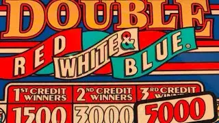 DOUBLE RED/WHITE/BLUE 🎰 #slotvideo #oldschoolslots 
