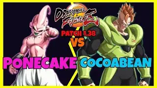 DBFZ - PONECAKE vs COCOABEAN matches (Goku Black, Kid Buu, UI Goku vs SSJ Vegeta, Piccolo, A16)