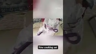 NEW COOKING SET  #cooking #youtube #youtubeshorts #viral