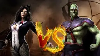 Injustice: Gods Among Us Zatanna vs Martian Manhunter