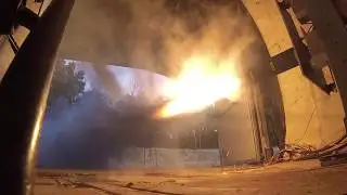 ERIG STERN II - HYDRA 4X_01 Hybridraketentriebwerk Brenntest / Hybrid Engine Test