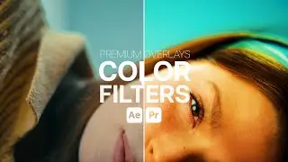 Premium Overlays Color Filters (After Effects - Premiere Pro MOGRTs)