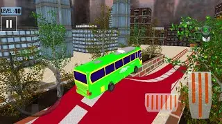 Bus Parking Game All Bus Games | Executive Green Bus - Part 2 | Bus Driving Simulator