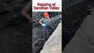 Rappelling at Sandhan Valley #bhandardara #rappelling #adventure #travel