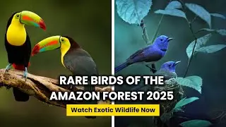 Rare Birds of the Amazon Forest 2025 | Amazing Wildlife Footage