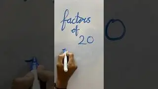 Factors of 20 #mathsbyjigs #maths #education #knowledge #study #information #factorsandmultiples