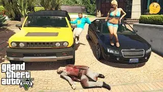 GTA 5 - What Happens if MICHAEL DOESN'T Catch You Stealing His Car (secret ending)
