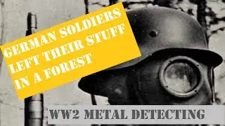 WW2 METAL DETECTING Sondeln German soldiers left their stuff in a forest