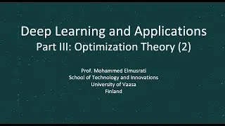 Optimization Theory (2)