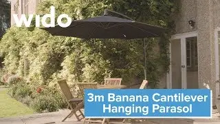 Wido 3m Banana Cantilever Parasol Product Video (PBANANA)