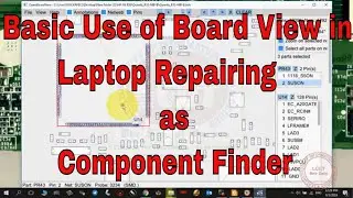 How to use Board viewer in Laptop Repairing | Advance Laptop Chip Level Training LCIIT New Delhi